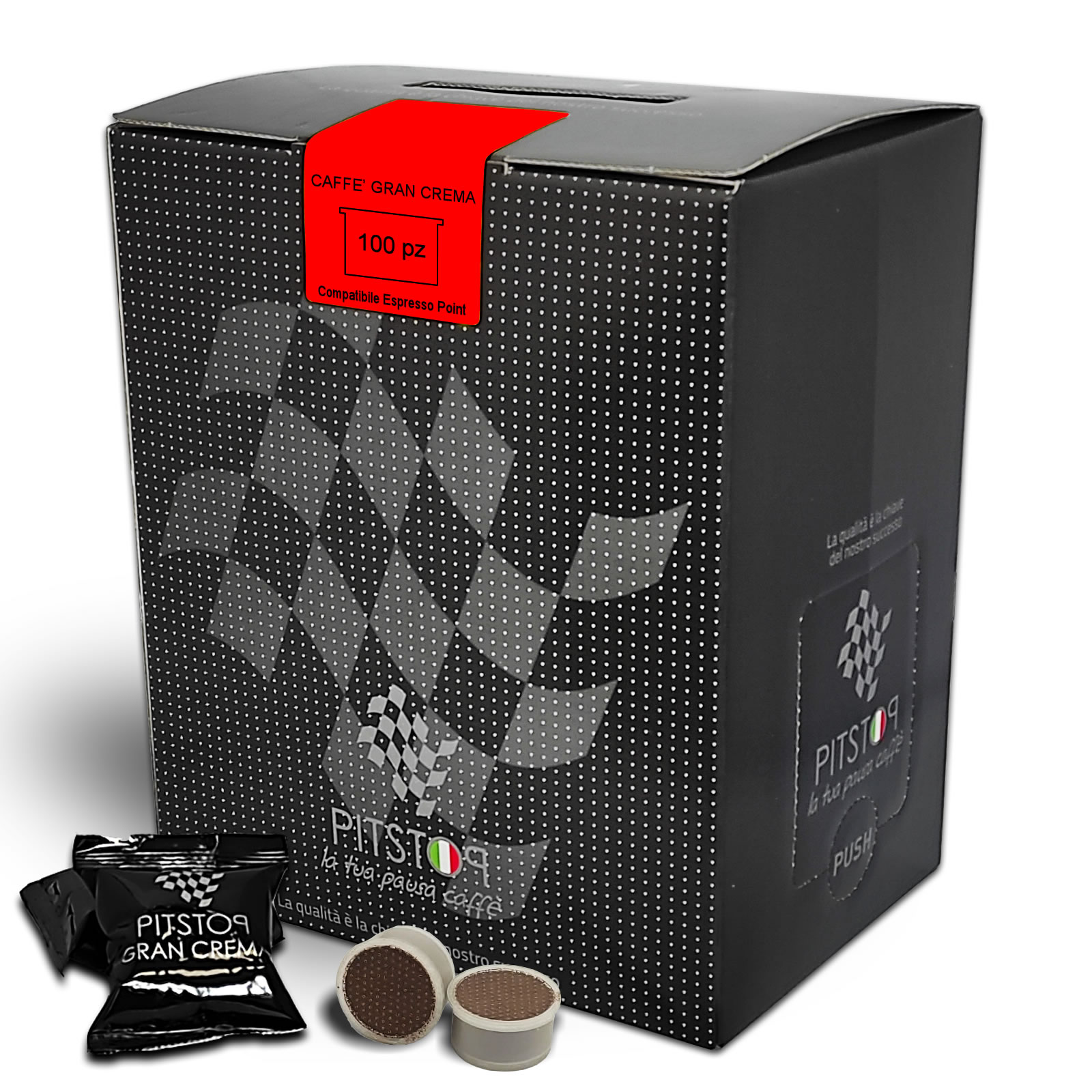 PitStop Gran Crema compatibile Espresso Point - 1 scatola PitStop Gran Crema compatibile Espresso Point - 1 scatola